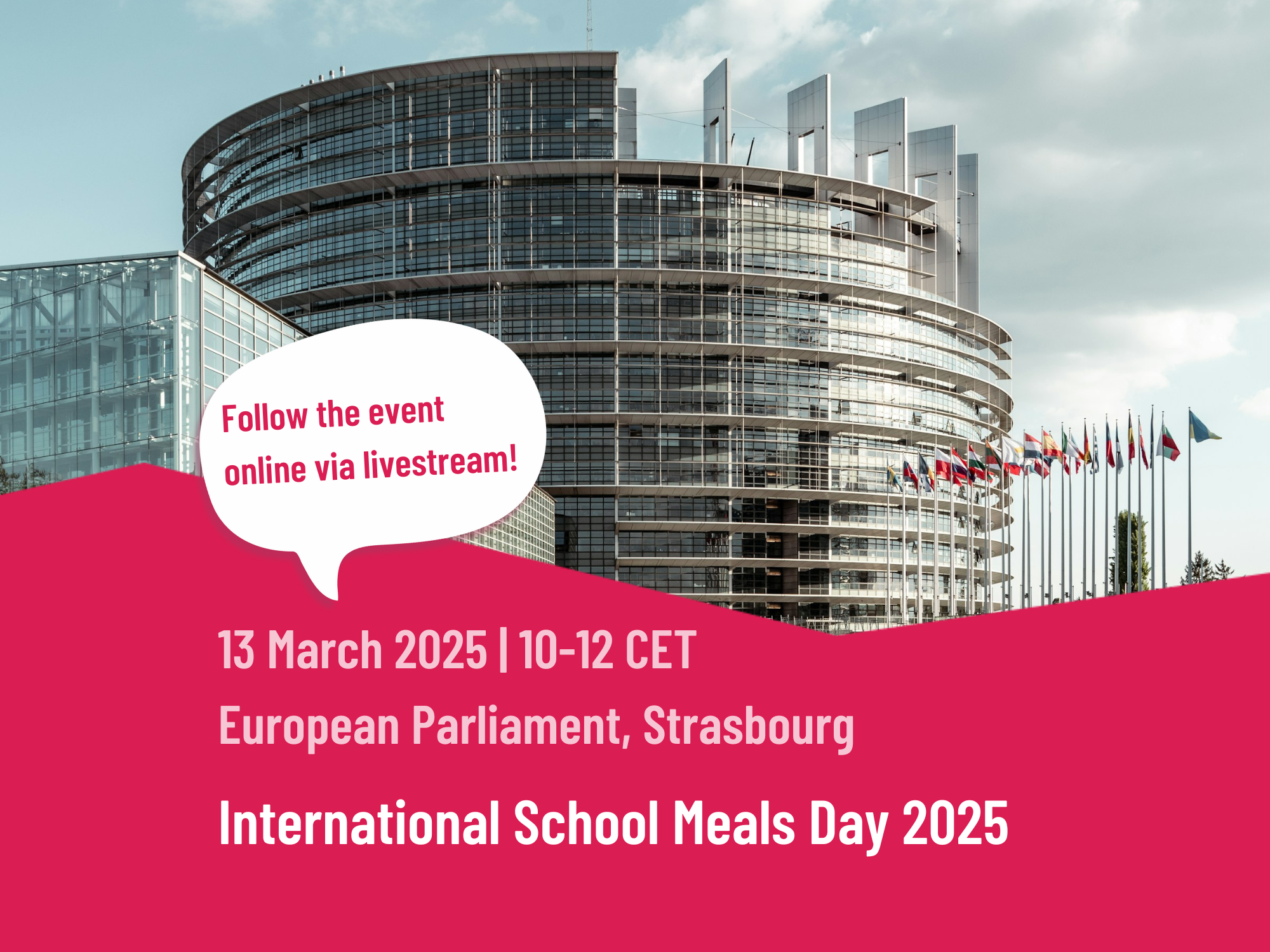 Celebrating International School Meals Day at the European Parliament!