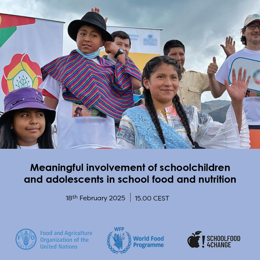 Meaningful Involvement of Schoolchildren and Adolescents in School Food and Nutrition